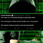 Lauren Boebert Tweets Support for Club Q Victims; FBI Seeking Hacker Responsible